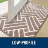 imageOLANLY Indoor Door Mat 32x20 Inch Dirt Resistant and Absorbent NonSlip Rubber Backing Floor Mats Easy Clean LowProfile Doormat for Entryway Front Door and Inside Entrance GreyBrown