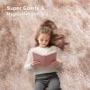 imageOLANLY Area Rugs for Living Room Bedroom Machine Washable 4x59 Feet Soft Fluffy Shaggy Bedside Rug Indoor Floor Carpet for Kids Girls and Boys Dorms Nursery Room Home Decor Aesthetic RainbowBeige Tiedye