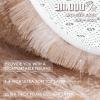 imageOLANLY Area Rugs for Living Room Bedroom Machine Washable 4x59 Feet Soft Fluffy Shaggy Bedside Rug Indoor Floor Carpet for Kids Girls and Boys Dorms Nursery Room Home Decor Aesthetic RainbowBeige Tiedye