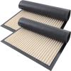 imageOLANLY Front Door Mat Indoor Outdoor Entrance 2Pack 295 x 17 Inch Waterproof Heavy Duty Doormat Fade Resistant Low Profile Easy Clean Patio Porch Welcome Floor Mats for Entry GreyBeige