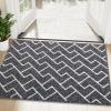 imageOLANLY Front Door Mat NonSlip Rubber Backing Dirt Resistant and Absorbent Washable Easy to Clean LowProfile Indoor Doormat for Back Door Entryway Inside Entrance 32x20 GreyBlack