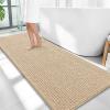 image:imageOLANLY Thick Bathroom Rugs 30x20 Extra Soft Absorbent Chenille Bath Rugs Rubber Backing Machine Wash Dry Bath Mats for Bathroom Floor Tub and Shower Home Decor Accessories GreyBeige