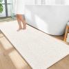 image:imageOLANLY Thick Bathroom Rugs 30x20 Extra Soft Absorbent Chenille Bath Rugs Rubber Backing Machine Wash Dry Bath Mats for Bathroom Floor Tub and Shower Home Decor Accessories GreyIvory