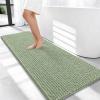 image:imageOLANLY Thick Bathroom Rugs 30x20 Extra Soft Absorbent Chenille Bath Rugs Rubber Backing Machine Wash Dry Bath Mats for Bathroom Floor Tub and Shower Home Decor Accessories GreySage Green