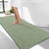 image:imageOLANLY Thick Bathroom Rugs 30x20 Extra Soft Absorbent Chenille Bath Rugs Rubber Backing Machine Wash Dry Bath Mats for Bathroom Floor Tub and Shower Home Decor Accessories GreySage Green