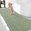 image:imageOLANLY Thick Bathroom Rugs 30x20 Extra Soft Absorbent Chenille Bath Rugs Rubber Backing Machine Wash Dry Bath Mats for Bathroom Floor Tub and Shower Home Decor Accessories GreySage Green