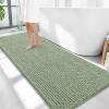image:imageOLANLY Thick Bathroom Rugs 30x20 Extra Soft Absorbent Chenille Bath Rugs Rubber Backing Machine Wash Dry Bath Mats for Bathroom Floor Tub and Shower Home Decor Accessories GreySage Green