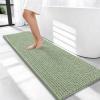 image:imageOLANLY Thick Bathroom Rugs 30x20 Extra Soft Absorbent Chenille Bath Rugs Rubber Backing Machine Wash Dry Bath Mats for Bathroom Floor Tub and Shower Home Decor Accessories GreySage Green