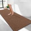 image:imageOLANLY Thick Bathroom Rugs 30x20 Extra Soft Absorbent Chenille Bath Rugs Rubber Backing Machine Wash Dry Bath Mats for Bathroom Floor Tub and Shower Home Decor Accessories GreyMocha