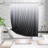 image:imageOLANLY Bathroom Rugs Sets 4 Piece Soft Microfiber Absorbent Bath Mat UShaped Contour Toilet Mat and Toilet Lid Cover Quick Dry Machine Washable Toilet Cover and Rug Set for Bathroom GreyLight Beige