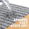 image:imageOLANLY Bathroom Rug Mat 30x20 Thick Soft and Absorbent Chenille Bath Mat NonSlip Rubber Backing Machine Washable Quick Dry Bath Rugs for Tub Shower Floor Home Decor Accessories GreyLight Grey