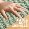 image:imageOLANLY Bathroom Rug Mat 30x20 Thick Soft and Absorbent Chenille Bath Mat NonSlip Rubber Backing Machine Washable Quick Dry Bath Rugs for Tub Shower Floor Home Decor Accessories GreySage Green
