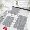image:imageOLANLY Bathroom Rug Mat 30x20 Thick Soft and Absorbent Chenille Bath Mat NonSlip Rubber Backing Machine Washable Quick Dry Bath Rugs for Tub Shower Floor Home Decor Accessories GreyLight Grey