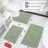image:imageOLANLY Bathroom Rug Mat 30x20 Thick Soft and Absorbent Chenille Bath Mat NonSlip Rubber Backing Machine Washable Quick Dry Bath Rugs for Tub Shower Floor Home Decor Accessories GreySage Green